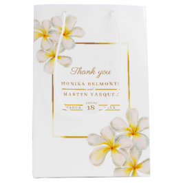 Den tropiska blomkonsten bröllop i guld