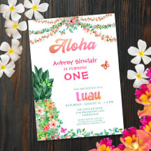 Den tropiska Blommigten Pineapple Luau första föde