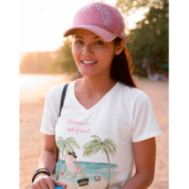 Den tropiska julen på Beach är fortfarande jul T Shirt