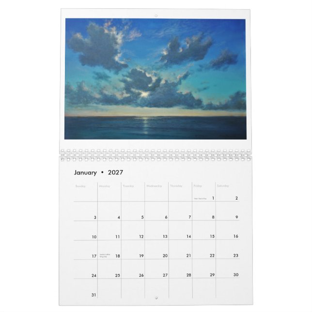 Den tropiska konstnären 2021 kalender (Jan 2027)