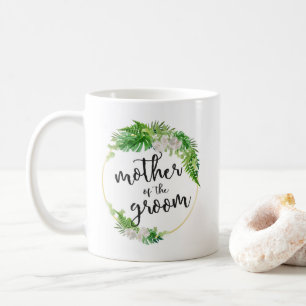 Den tropiska naturkranen Mor i Groom Kaffemugg