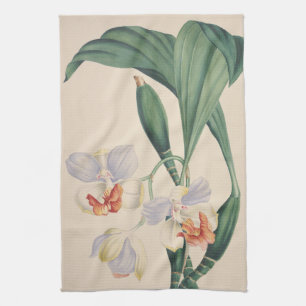 Den tropiska Orchidblommigten blommar Kökshandduk
