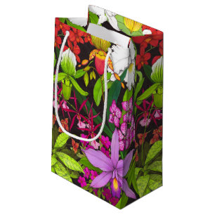 Den tropiska Orchidblomsterträdgårdgåvan hänge