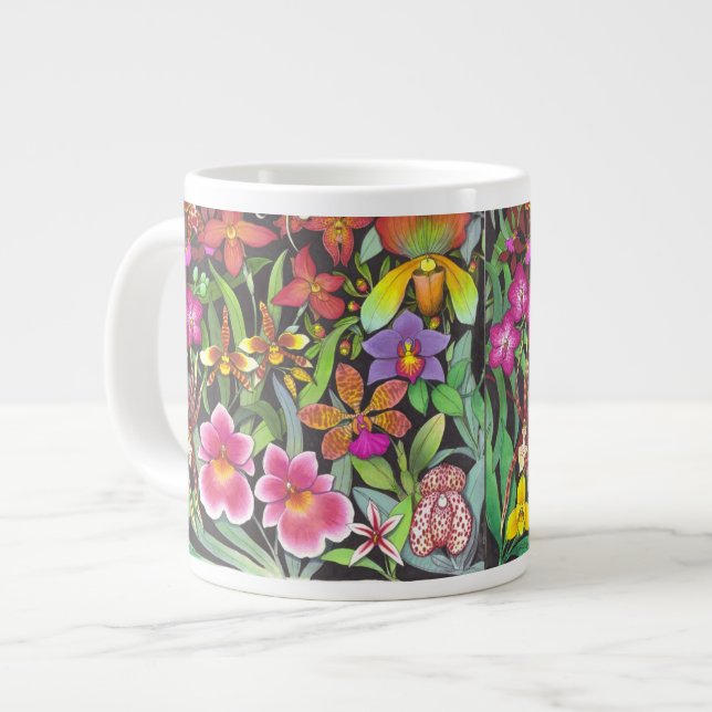 Den tropiska orkidéartären Muggar Jumbo Mugg (Framsida vänster)