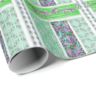 Den tropiska utformningen av den tropiska regndjun presentpapper