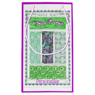 Den tropiska vintagen Art nouveau papegoja