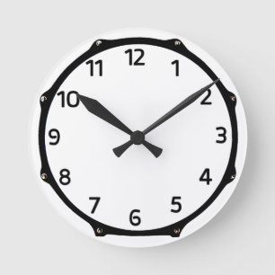 Den trummande Time väggen tar tid på Rund Klocka