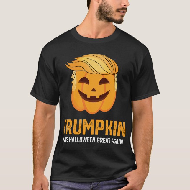 Den Trumpkin skjortan gör Halloween underbar igen T Shirt (Framsida)