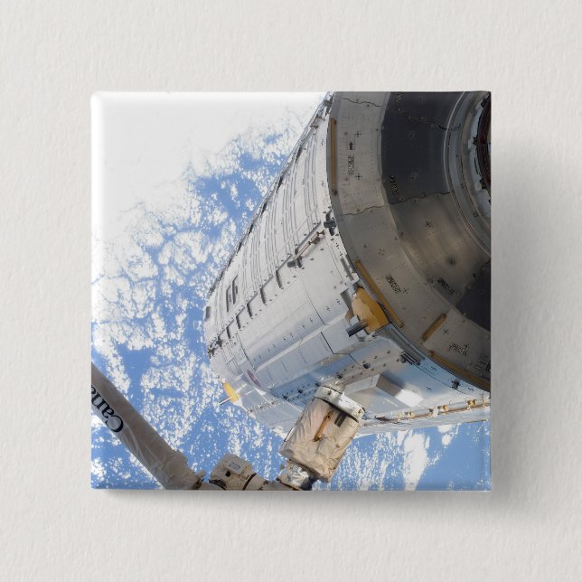 Den trycksatta Kibo-modulen Knapp (Framsida)