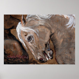 Den tryckta Mustang Canvas anda Poster