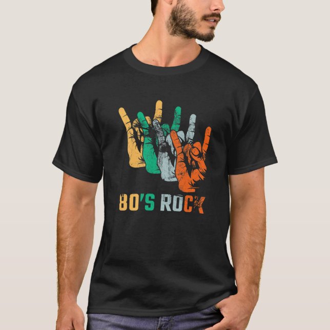 Den tunga Sten djävulen Sten T Shirt (Framsida)