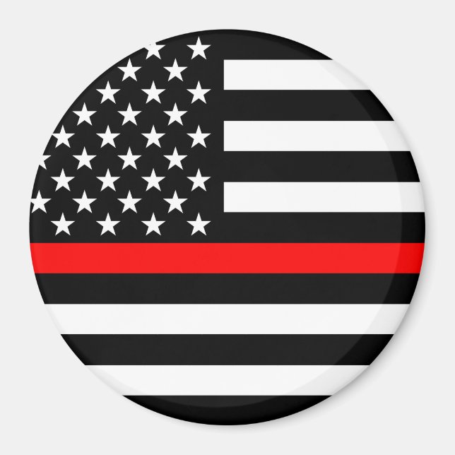 Den tunna amerikanska Flagga Decor Magnet (Framsidan)