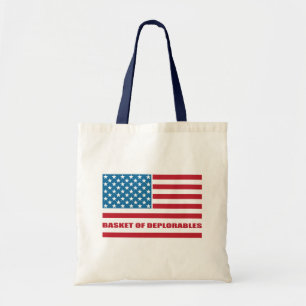 Den tunna basketen av den Deplorables amerikanska Tygkasse