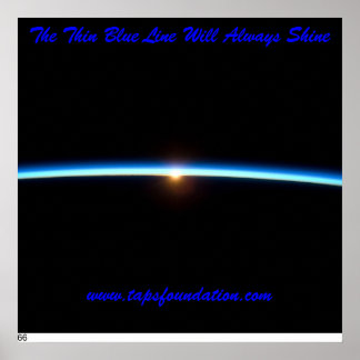 Den tunna blå linjen Poster