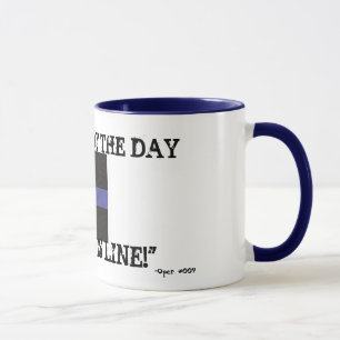 Den tunna blålinjen (kaffemugg) "är i dag inte mugg