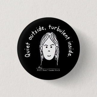 Den turbulent små svarten knäppas knapp