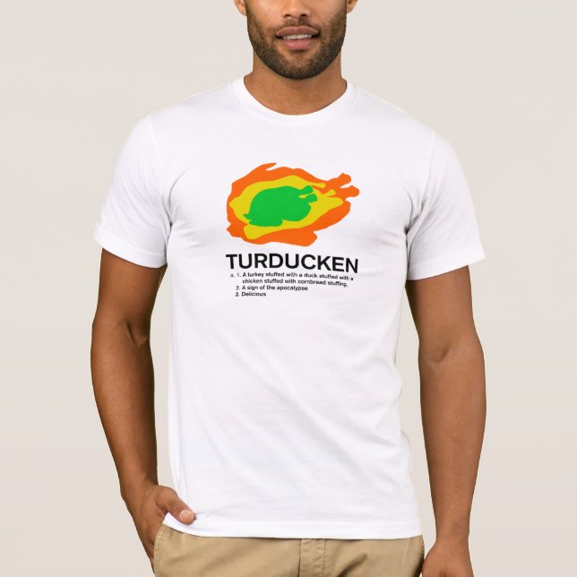 Den Turducken definitionen T Shirt (Framsida)