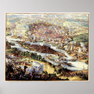 Den turkiska belägringen av Wien 1863 Poster