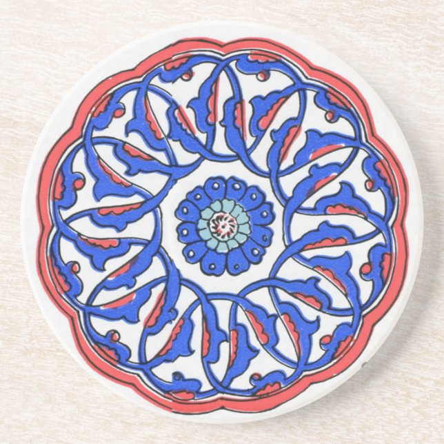 Den turkiska ottomanen belägger med tegel underlägg (Framsidan)