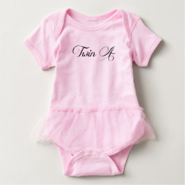 Den tvilling- babyen som beklär den rosa tutuen ", t shirt