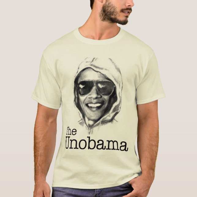 Den tvilling- UnObama - Obama Unabomber ondskan Tee (Framsida)