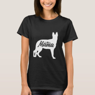 Den tyska familjen Shepherd Mors dag Hundägare Bes T Shirt