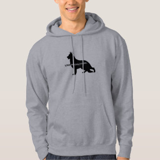 Den tyska herden - använd skyddshoodien hoodie