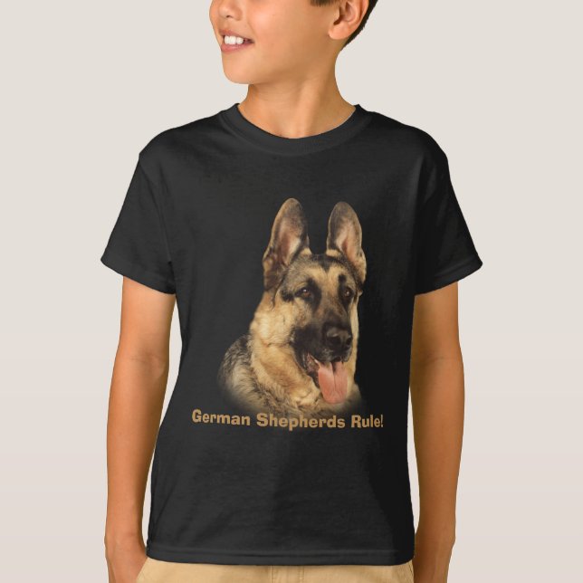 Den tyska herden lurar den unisex- T-tröja Tröja (Framsida)