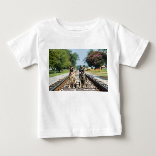 Den tyska herden lurar skjortan tee (Framsida)