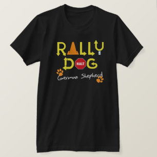 Den tyska herden samlar hunden t-shirt