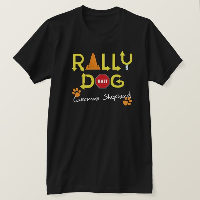 Den tyska herden samlar hunden tröja (Design framsida)