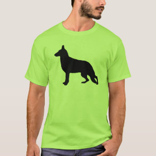 Den tyska herden utrustar t-shirt