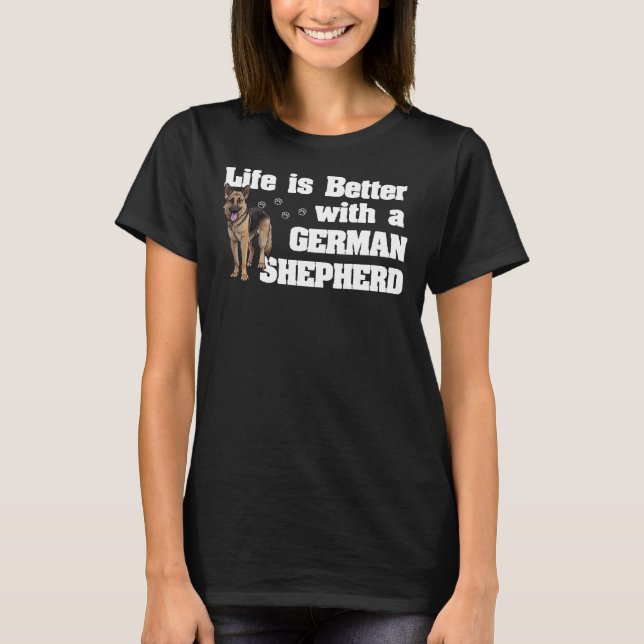 Den tyska Hund är bättre med tyska T Shirt (Framsida)