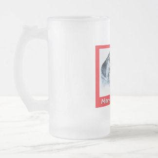 Den tyska julherden och Jultomten Frostat Ölglas