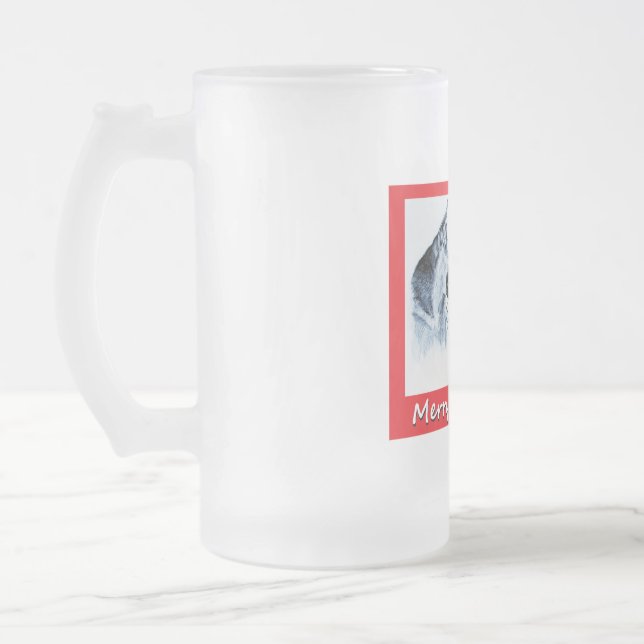Den tyska julherden och Jultomten Frostat Ölglas (Vänster)