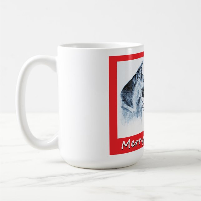 Den tyska julherden och Jultomten Kaffemugg (Vänster)