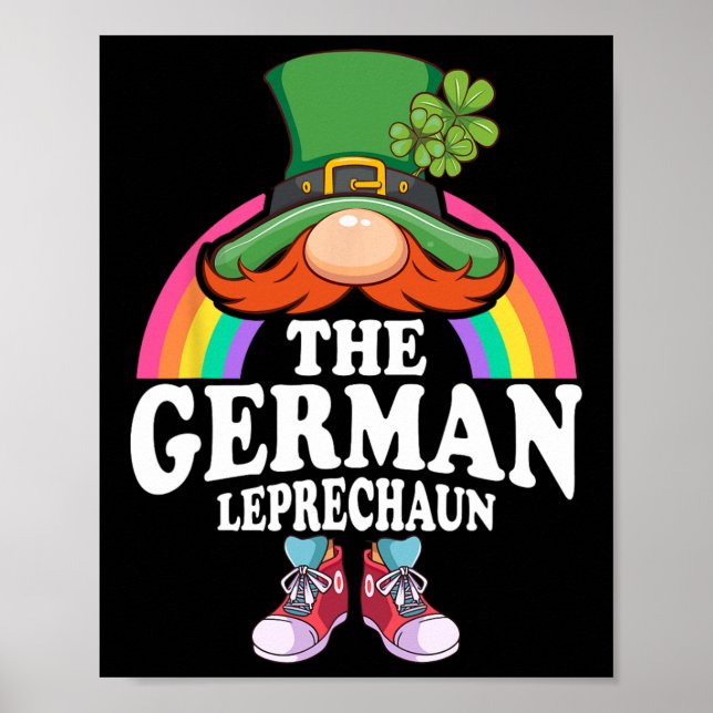 Den tyska Leprechaun St Patricks Day kostym  Poster (Framsidan)