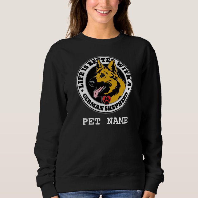 Den tyska Personligen för shepherd är bättre T-shirt (Framsida)