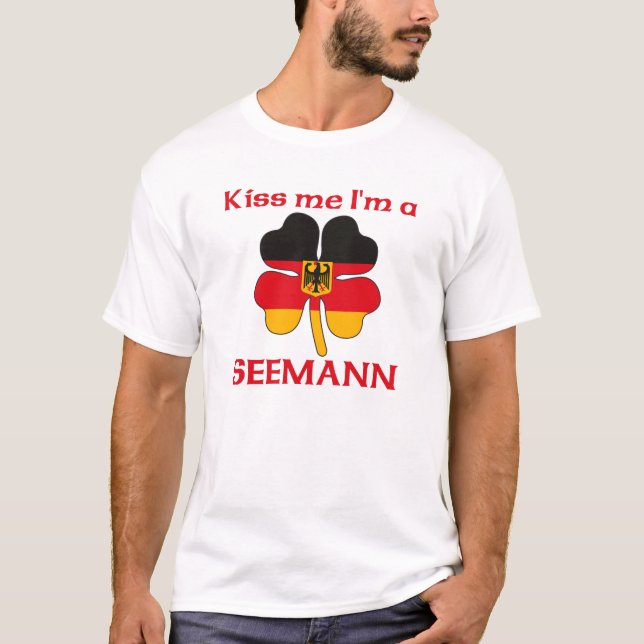 Den tyska personligen kysser mig I-förmiddagen T-shirt (Framsida)