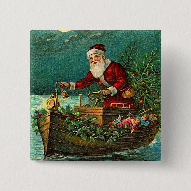 Den tyska Santa julen knäppas Knapp (Framsida)