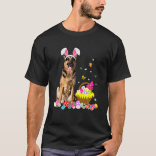 Den tyska Shepherd Bunny Påsk Day Hund älskare T Shirt