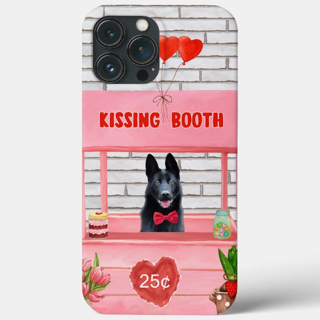 Den tyska Shepherd Hund Valentine Day Kissing Boot (Baksida)