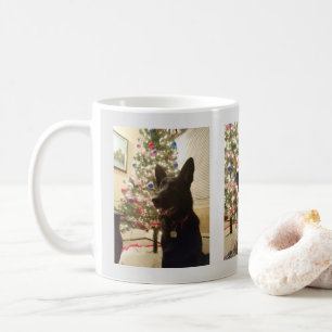 Den tyska shepherd Puppy-julen och nyåret, ZKA Kaffemugg