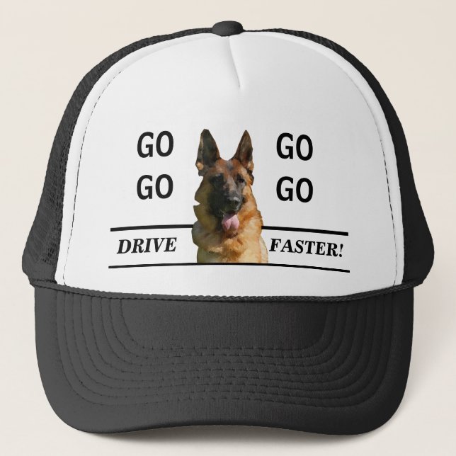 Den tyska Shepherd Truckers kap Keps (Framsida)