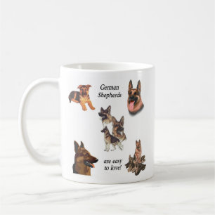 DEN TYSKA SHEPHERDSET ÄR LÄTT ATT ÄLSKA! KAFFEMUGG