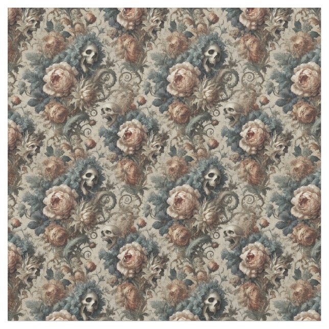 Den tyske ossuarien - den gotiska täta plattan tyg (Närbild)