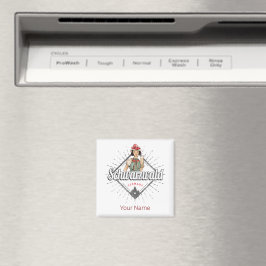 Den Tysklanda Vintagen Black Forest Baden-Württemb Magnet