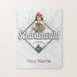 Den Tysklanda Vintagen Black Forest Baden-Württemb Pussel