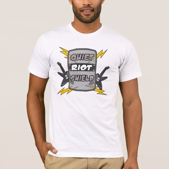 Den tyst tumulten skyddar tee shirt (Framsida)