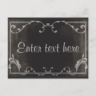 Den tysta filmen skrivar kortvykortet vykort